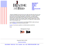 Tablet Screenshot of bladebid.com